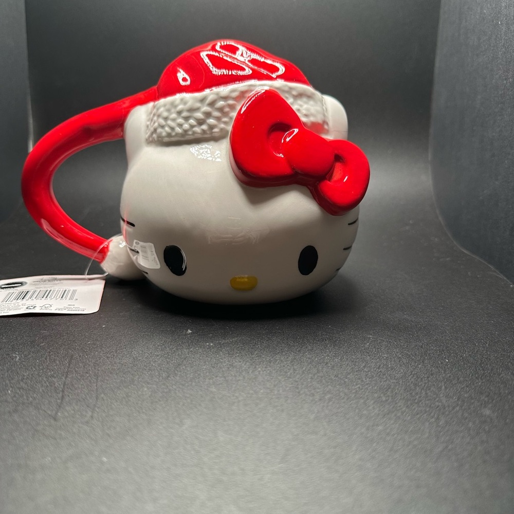 Hello Kitty Red Handle Ceramic Mug‎ NWT